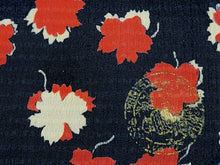Load image into Gallery viewer, Vintage Fabric - Silk Crepe - Art Deco Leaf - Fabric Remnant - SLKC745
