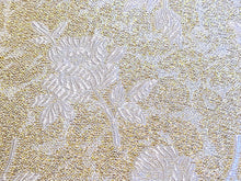Load image into Gallery viewer, Vintage Fabric - Brocade - Roses - Gold Metallic - Fabric Remnant - BRK127
