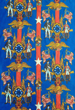 Load image into Gallery viewer, 1960s 1970s Retro Fabric - Linen - 1776 Patriotic - By the Yard - 6L45