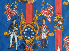 Load image into Gallery viewer, 1960s 1970s Retro Fabric - Linen - 1776 Patriotic - By the Yard - 6L45