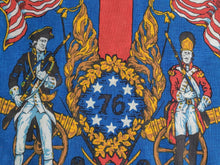 Load image into Gallery viewer, 1960s 1970s Retro Fabric - Linen - 1776 Patriotic - By the Yard - 6L45