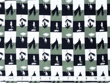 Load image into Gallery viewer, Vintage Fabric - Cotton - Fishing Flies - By the Yard - VCW353