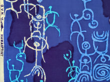 Load image into Gallery viewer, Vintage Hawaiian Fabric - GVH Hawaiiprint - Cotton - Figures - Fabric Remnant - VCT310