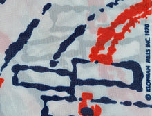 Load image into Gallery viewer, 1960s 1970s Retro Fabric - Whipped Cream - 1970 Floral - Fabric Remnant - 6PW8