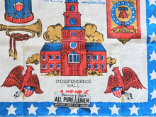Load image into Gallery viewer, Vintage Tea Towel - Printed Linen - 1776 Bicentennial - TWL415