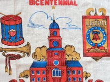 Load image into Gallery viewer, Vintage Tea Towel - Printed Linen - 1776 Bicentennial - TWL415