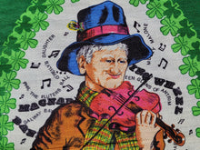 Load image into Gallery viewer, Vintage Tea Towel - Printed Linen - Danny Boy - Irish Eyes are Smiling - TWL410