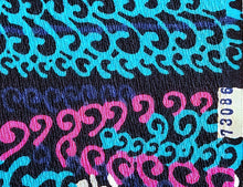 Load image into Gallery viewer, Vintage Hawaiian Fabric - Waves - Fabric Remnant - VCT909