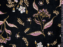 Load image into Gallery viewer, Vintage Fabric - Cotton - "Sweet Heather" Floral - Fabric Remnant - VCL233