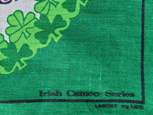 Load image into Gallery viewer, Vintage Tea Towel - Printed Linen - Danny Boy - Irish Eyes are Smiling - TWL410