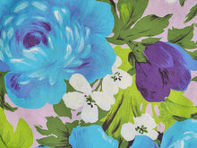 Load image into Gallery viewer, Vintage Fabric - Cotton - Roses - Pink Background - By the Yard - VCL215