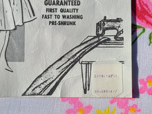 Load image into Gallery viewer, 1960s 1970s Retro Fabric - Rayon - Pink Roses Yellow Floral - Fabric Remnant - 6RY777