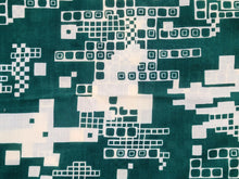 Load image into Gallery viewer, 1960s 1970s Retro Fabric - Cotton - Geometric MOD - Fabric Remnant - 6C415