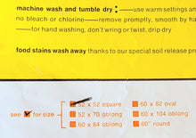 Load image into Gallery viewer, VERA Neumann - Vintage Tablecloth - Balloons - Linen - Label - 52"x52" - TBLC45