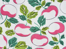 Load image into Gallery viewer, Vintage Fabric - Cotton - Cherries - Pink - By the Yard - VCW925