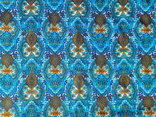 Load image into Gallery viewer, 1960s 1970s Retro Fabric - Cotton - "Medallion" - By the Yard - 6C704