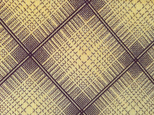 Load image into Gallery viewer, 1960s 1970s Retro Fabric - Corduroy - Plaid - Fabric Remnant - 6CD288