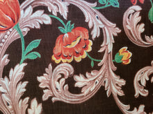 Load image into Gallery viewer, Vintage Fabric - Cotton - Baroque Floral - By the Yard - VCL82