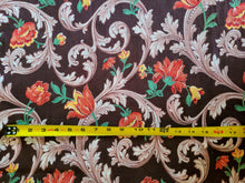 Load image into Gallery viewer, Vintage Fabric - Cotton - Baroque Floral - By the Yard - VCL82