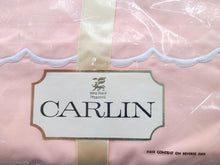 Load image into Gallery viewer, Vintage Bed Sheet - Twin - Flat - Pink Trimmed - West Point Pepperell Carlin - BDTF28