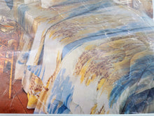 Load image into Gallery viewer, Vintage Bed Sheet - Queen - Fitted - Ebb Tide - Pacific - BDQFF295