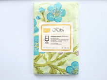 Load image into Gallery viewer, Vintage Pillowcases - Standard - Blue Floral on Green Background - BDP212
