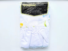 Load image into Gallery viewer, Vintage Pillowcases - King - Yellow and Blue Floral, Blue Trim - BDP230