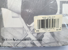 Load image into Gallery viewer, Vintage Bed Sheet - Full - Flat - Ralph Lauren - Bistro Floral - Black - BDSF52
