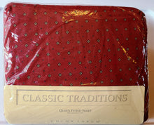 Load image into Gallery viewer, Vintage Bed Sheet Set - Queen - Log Cabin - BDQST398