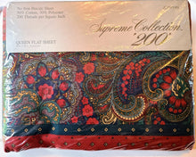 Load image into Gallery viewer, Vintage Bed Sheet Set - Queen - Log Cabin - BDQST398