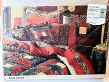 Load image into Gallery viewer, Vintage Bed Sheet Set - Queen - Log Cabin - BDQST398