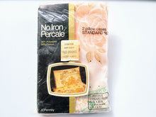 Load image into Gallery viewer, Vintage Bed Sheet Set - Queen - Garland Peach Floral - JC Penney - BDQST385