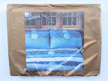 Load image into Gallery viewer, Vintage Bed Sheet Set - Full - Starry Night and Moon - Burlington - BDFST360