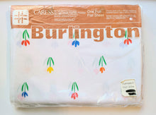 Load image into Gallery viewer, Vintage Bed Sheet - Full - Flat - Tulip - Burlington - BDSFT606
