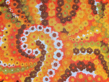 Load image into Gallery viewer, 1960s 1970s Retro Fabric - Flower Power - Fancy Fluffy - By the Yard - 6FNC52