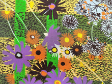 Load image into Gallery viewer, Vintage Fabric - Silk - Wildflower - Fabric Remnant - SLK1987