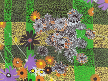 Load image into Gallery viewer, Vintage Fabric - Silk - Wildflower - Fabric Remnant - SLK1987