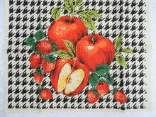 Load image into Gallery viewer, Vintage Tea Towel - Printed Linen - Apple and Strawberry - TWLP45