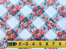 Load image into Gallery viewer, Vintage Fabric - Cotton - Floral - Pink - Taffetized - By the Yard - VCL519