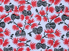 Load image into Gallery viewer, Vintage Fabric - Cotton  - Art Deco - Red White Black - By the Yard - VCS452
