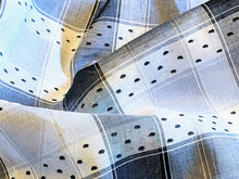 Load image into Gallery viewer, Vintage Fabric - Cotton - Dotted Swiss - Black White Gray Check - DSS600
