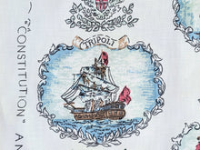 Load image into Gallery viewer, Vintage Fabric - Cotton - &quot;Constitution&quot; - Yorktowne Hand Print  - By the Yard - VCW542
