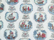 Load image into Gallery viewer, Vintage Fabric - Cotton - &quot;Constitution&quot; - Yorktowne Hand Print  - By the Yard - VCW542
