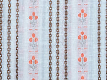 Load image into Gallery viewer, Vintage Fabric - Jacquard Weave - Cotton - Floral Stripe - Fabric Remnant - JCQ42
