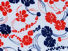 Load image into Gallery viewer, 1960s 1970s Retro Fabric - Cotton - &quot;Paraphernalia&quot; Floral - Fabric Remnant - 6C428
