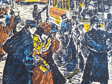 Load image into Gallery viewer, 1897 Vintage Calendar Towel - Linen - Harper's Weekly Newspaper - TWLC102
