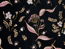 Load image into Gallery viewer, Vintage Fabric - Cotton - &quot;Sweet Heather&quot; Floral - Fabric Remnant - VCL233
