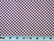 Load image into Gallery viewer, Vintage Fabric - Rayon - Small Allover Red White Blue Daisy - Fabric Remnant - RAY320

