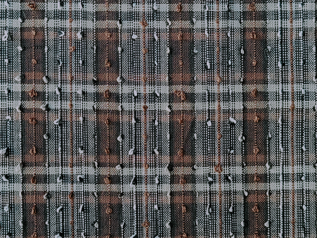 Vintage Fabric - Shagbark - Cotton - Plaid Check - SHG59