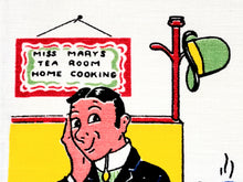 Load image into Gallery viewer, Vintage Kitchen Towel - Miss Marys Tea Room - TWLKH4
